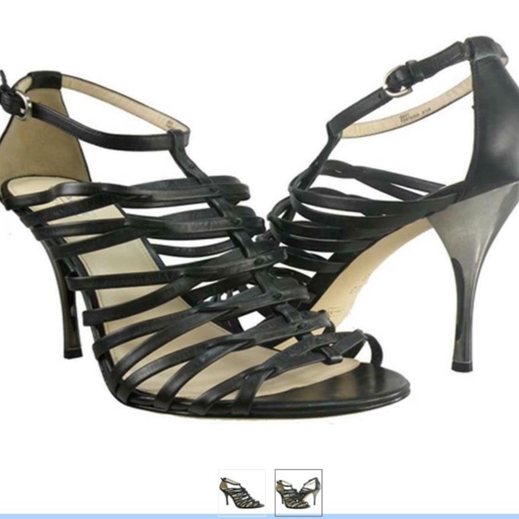 Coach Fantasia Birdcage heels
